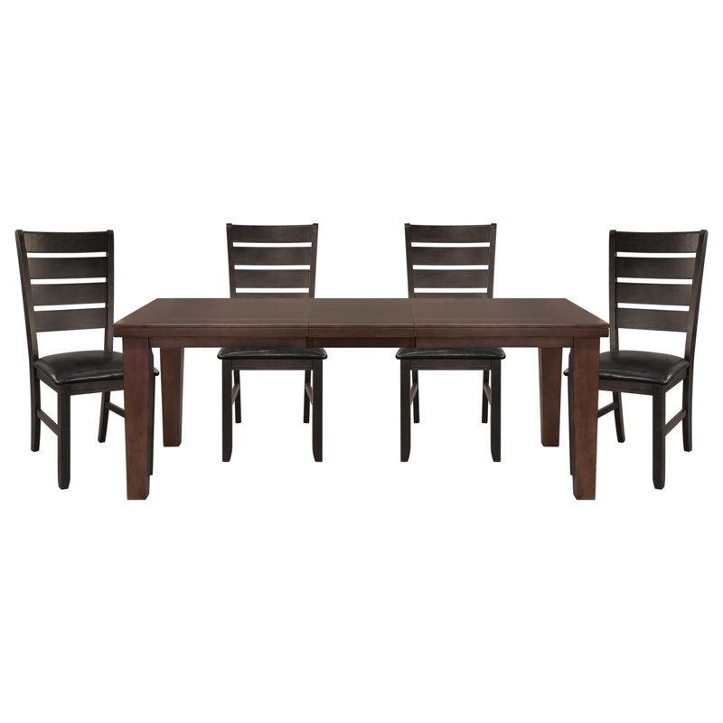 Dark Oak Finish Rectangular 1pc Dining Table, 30.5"H x 54"W x 42"D