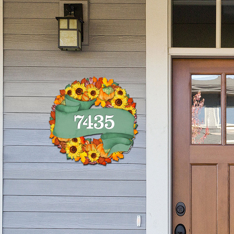 Sunflower Round Wall Plaque