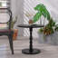 Table d'appoint ronde de 23 po, table d'appoint ronde, petite table pour petits espaces, table de chevet d'appoint moderne avec pieds en bois massif pour le salon, la chambre à coucher, les coins et le bureau-1927321073