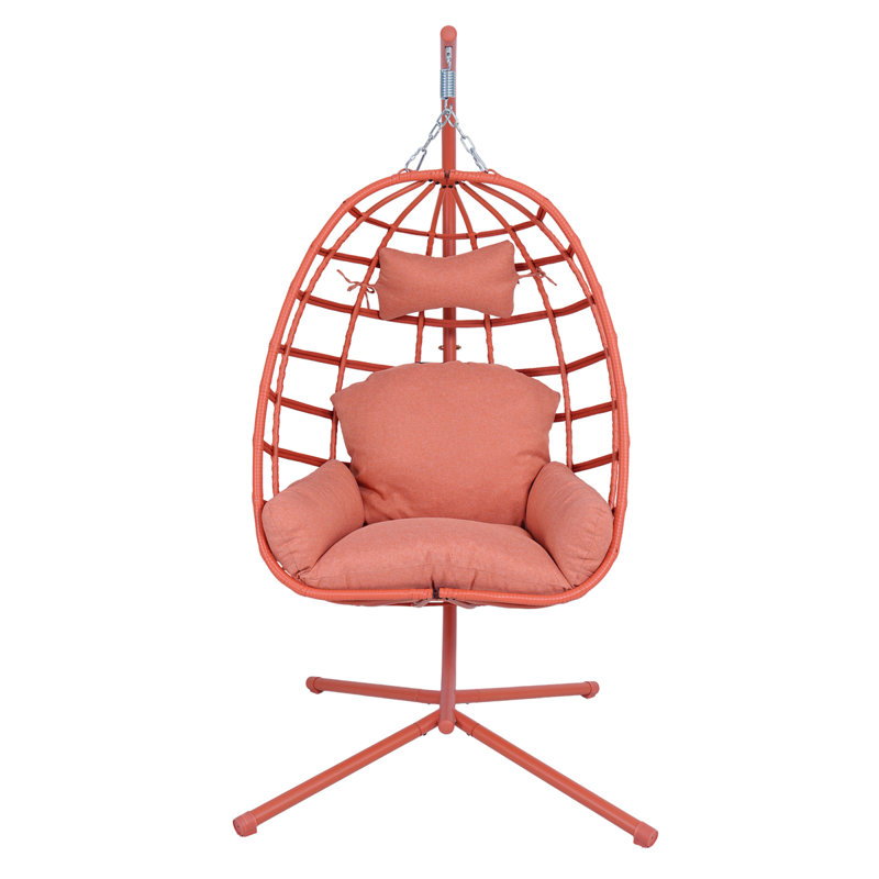 Chaise hamac suspendue en métal, 350 lb