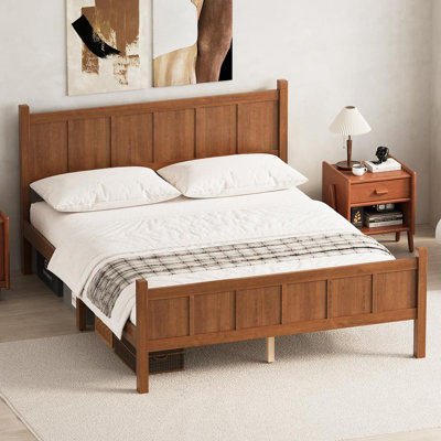 Grand lit plateforme moderne