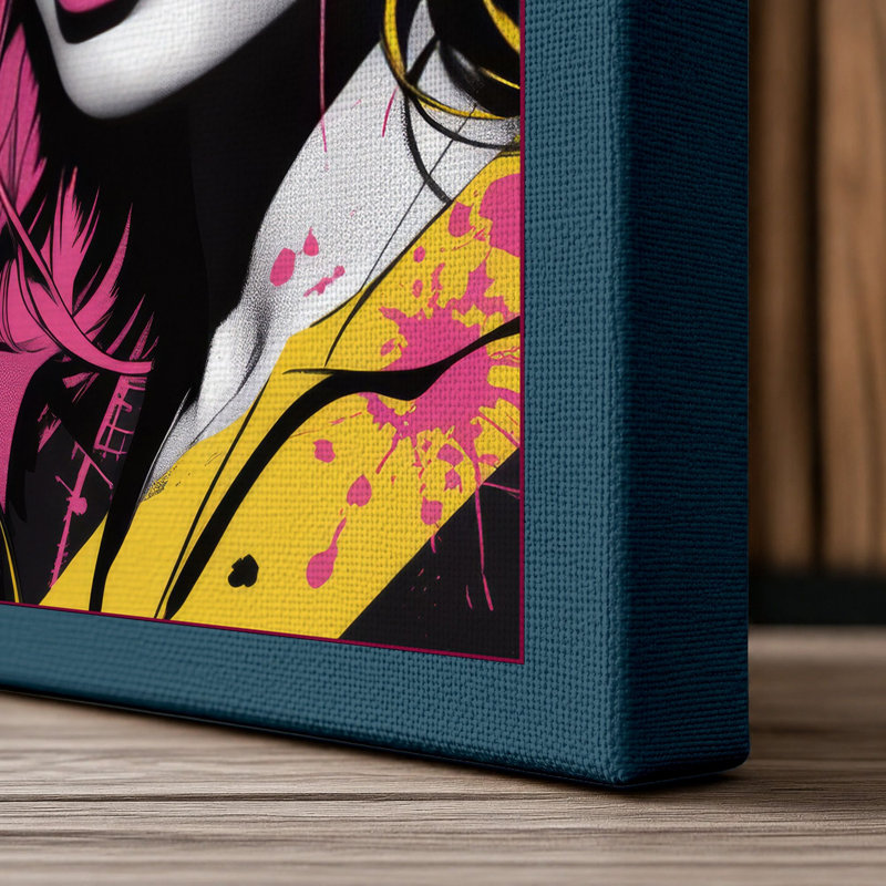 Print, 24x16 - 61.0 x 40.6 cm, Teal Border