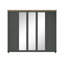 Nielsine 5 Door Manufactured Wood Wardrobe-2115532807
