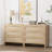 31.5" W  Rattan Drawers Dresser, Chest of 3 Drawers, Natural Wood Color, for Bedroom, Hallway, Living Room（Set of 2）