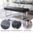 Cialan Faux Leather Upholstered Bench with Stainless Steel Frame-1689387075-1685222767