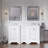 Loughlam 60'' Double Bathroom Vanity with Top-893672662-901282924