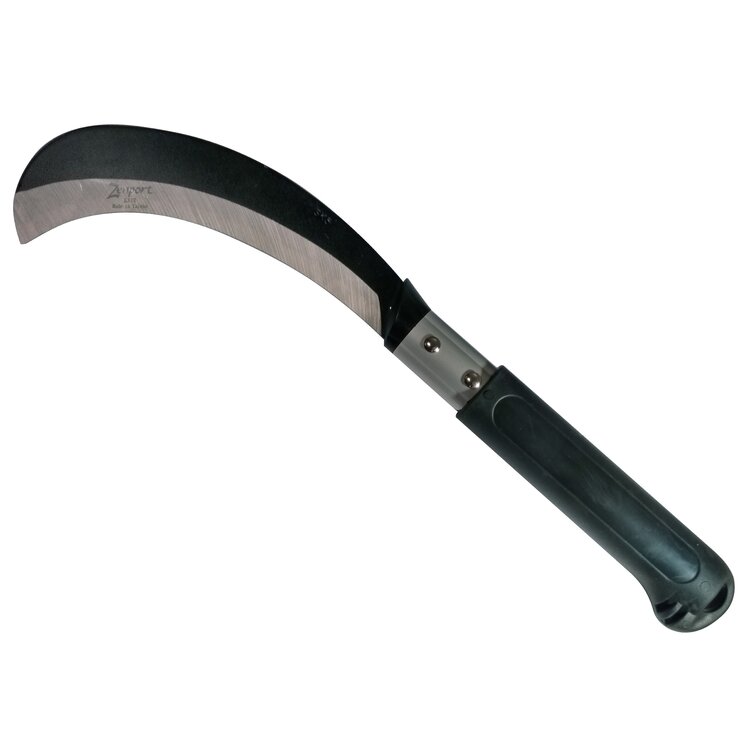 Sickle Knife, Brush Clearing Sickle Machete With Carbon Steel