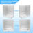 60" W x 36" D Rectangle Shower Base with Stainless Steel Linear Drain, Single & Double Threshold Reversible Installation, Anti-Slip Acrylic Shower Pan with Detachable Aluminum Flanges, cUPC Certified,Marble White-101771220