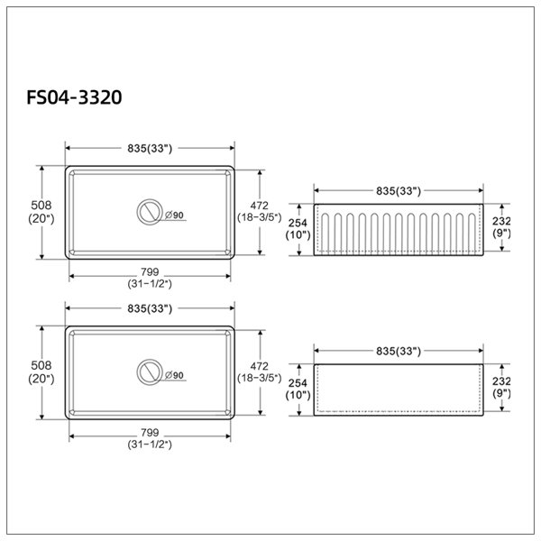 Dimensions du produit