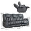 Berkman Upholstered 87.01 " Microfiber / Microsuede Sofa Power Reclining-137771124