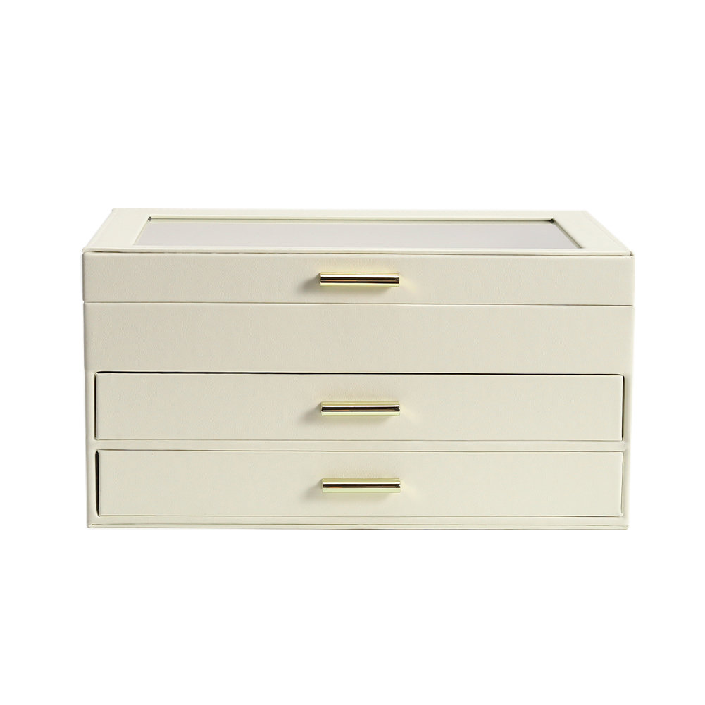 Maritzabel Leather Jewellery Box + Drawers