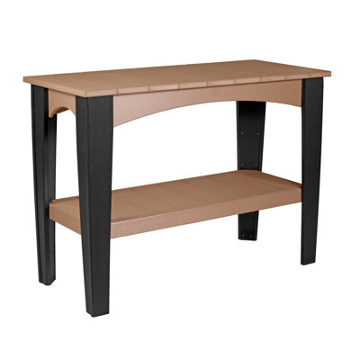 Lieberum Rectangular Outdoor Buffet & Console Table With Umbrella Hole , 50'' in. W 22'' in. D