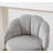 Damisi Upholstered Counter Stool with Metal Frame-908866361