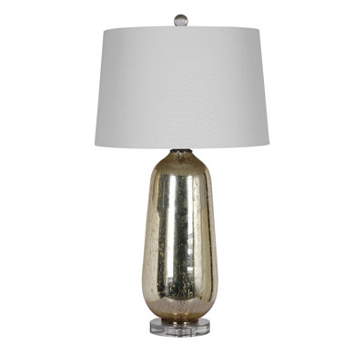 Transitional 1 Light Chrome Base Table Lamp