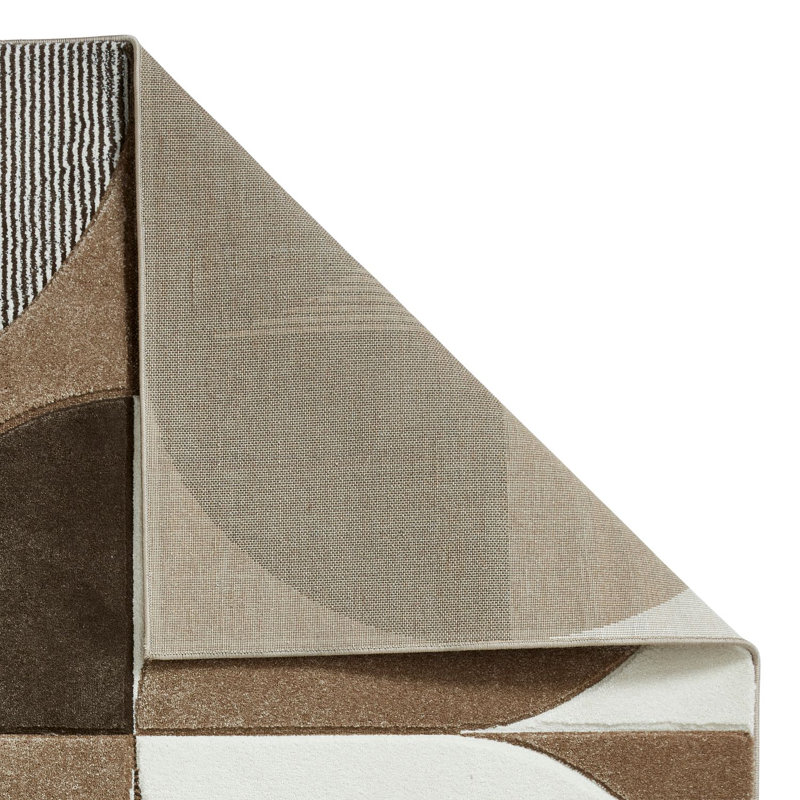 Matrix area rug Machine Woven Rectangle Beige, Rectangle 160 x 220cm