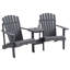 Chaise Adirondack en bois massif avec table Mckelvy-1944778254