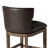 Maven Lane Hugo Stool with Faux Leather Upholstery-92565407-92565403
