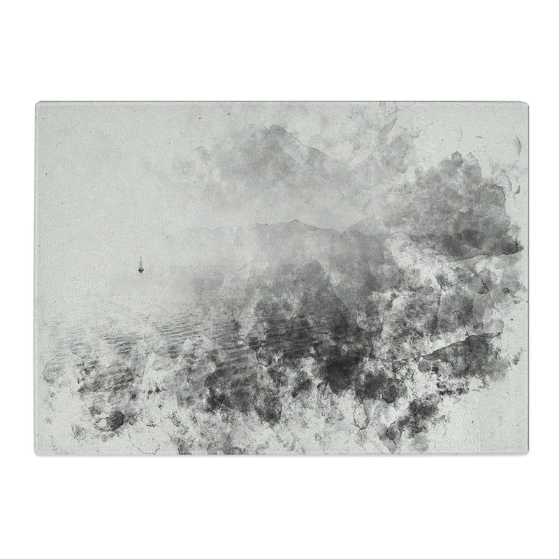 Sailing Boat Vol.2 Watercolour Chopping Board, 28.5cm W x 39cm L