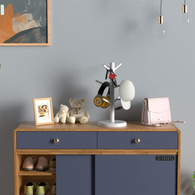 Arbre porte-tasse à café, organisateur de bar à café, Blanc