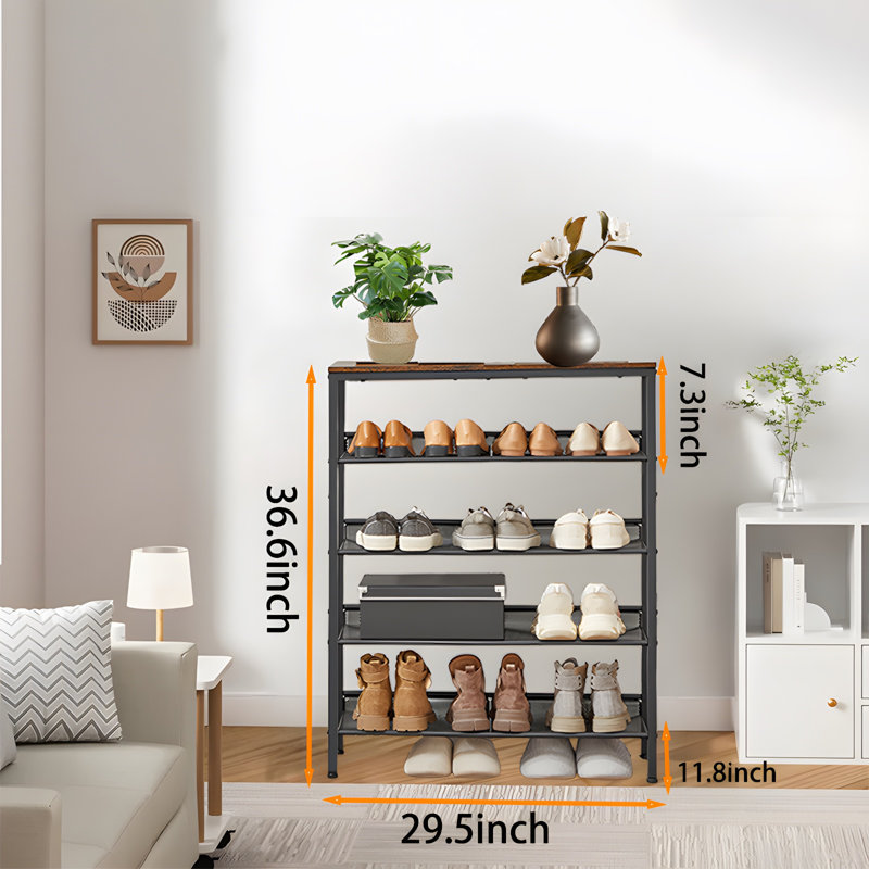 5 Tier Floor Standing Shoe Rack
