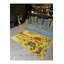 Tapis beige tissé à motif floral lavable Mosso-40298889