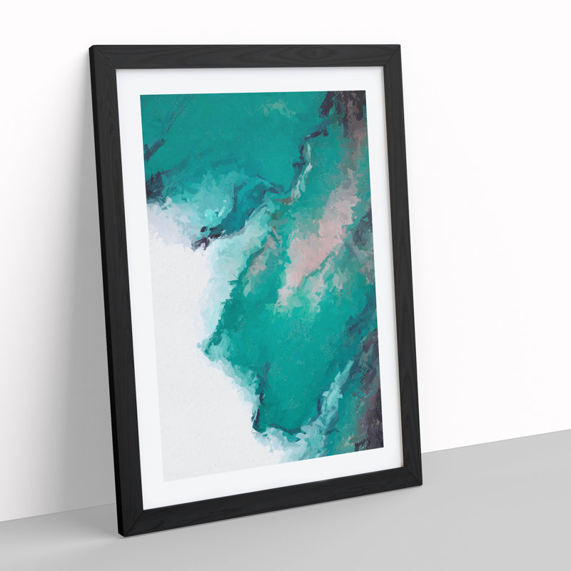Running in the Elements - Framed Print, Black, 64cm H x 46cm W x 2cm D