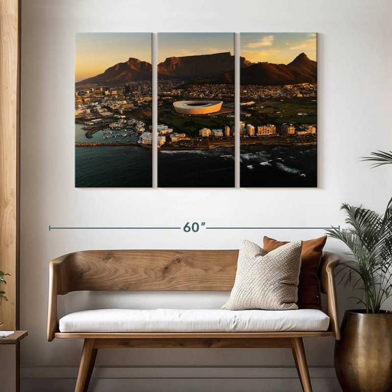Rorry Cape Town Cityscape, 32" H x 50" W