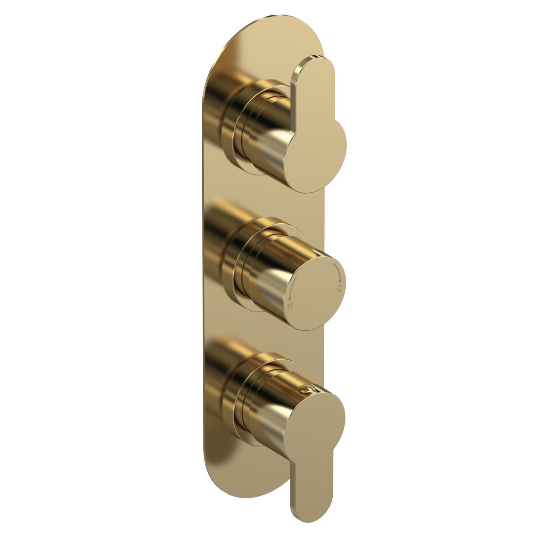 Triple Thermostatic Shower Valve