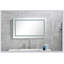 Miroir de salle de bain à DEL 40 po x 24 po avec grands miroirs muraux à intensité variable-1884712028