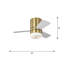 Ventilateur de plafond d'intérieur avec pales et télécommande portative Génération Lighting Fan-1424036720-1424036723