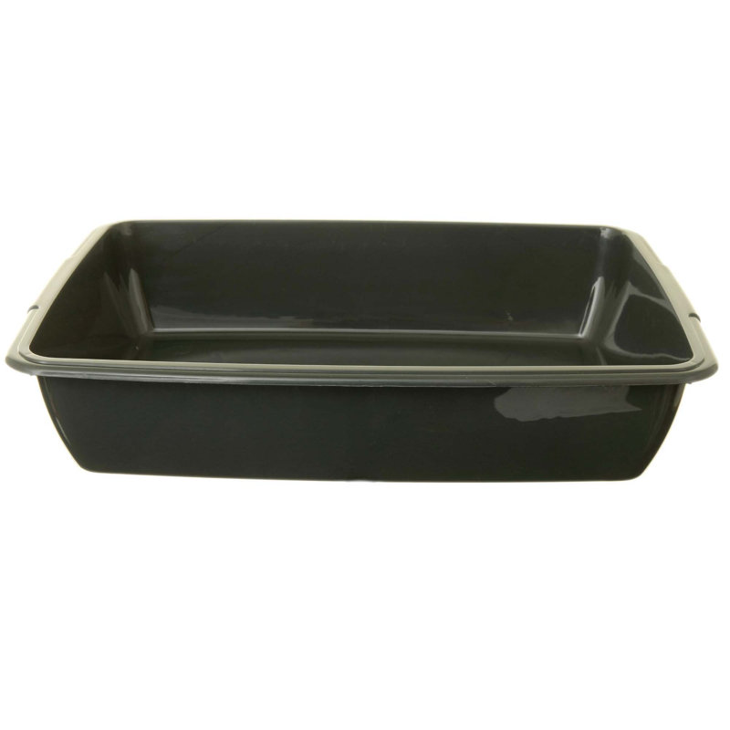 Plastic Litter Box, Black