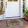 Machine Washable Indoor/Outdoor Xhevrie Terracotta Rug