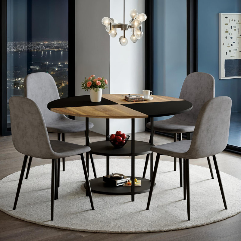 Ensemble de table de salle à manger 47,3 "et 4 chaises