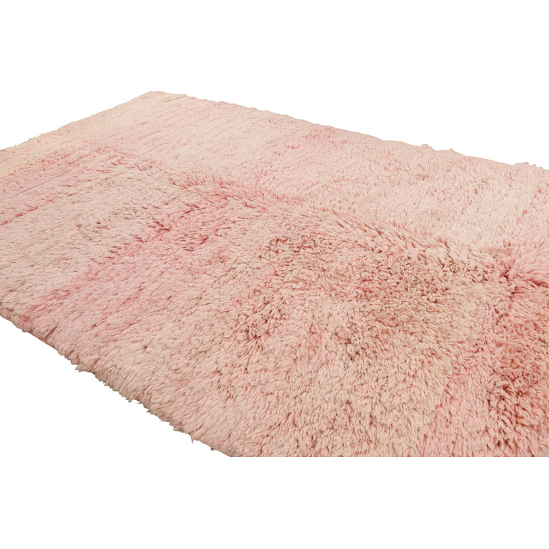Rug & Kilim’S Oversized Moroccan Rug In Light Pink High Pile