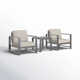 Dulcie 2 - Person Patio Conversation Sets with Cushions