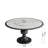 Luxury Modern 4-seater Round Solid Wood Base Dining Table With Lazy Susan
