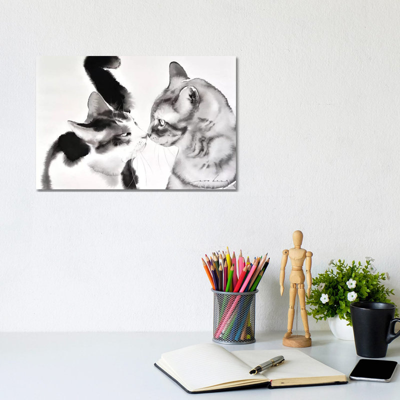Love Greeting by Soo Beng Lim - Wrapped Canvas Gallery-Wrapped Canvas Giclée, 20.32 cm H x 30.48 cm W