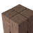 Oshan Outdoor End Table-Stained Black-Teak Root-972580940