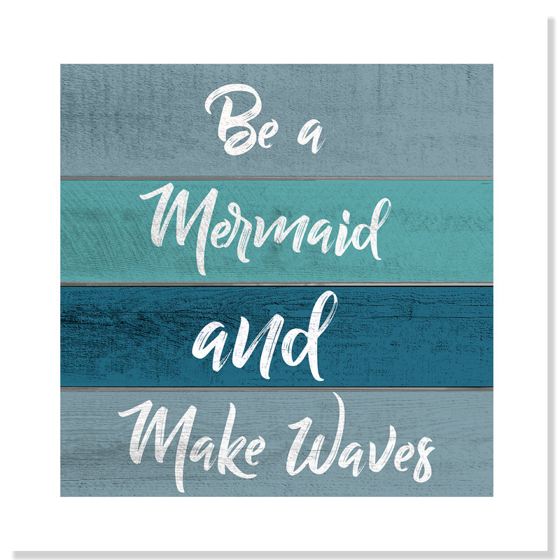«Be a Mermaid», art, H 20" x l 20" x P 1", Papier