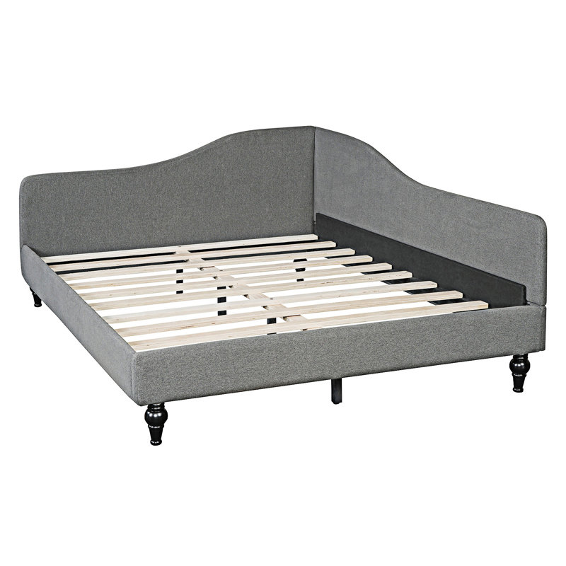 L-Shaped Daybed, Gray, Full / Double