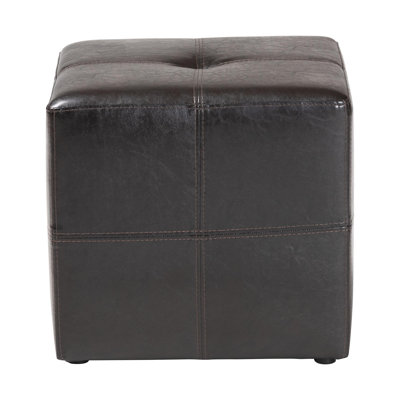 Jolea Faux Leather Ottoman