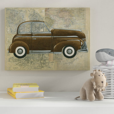 « tour par voiture i », art sur toile