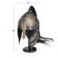 Sculpture Cole et casque en fer