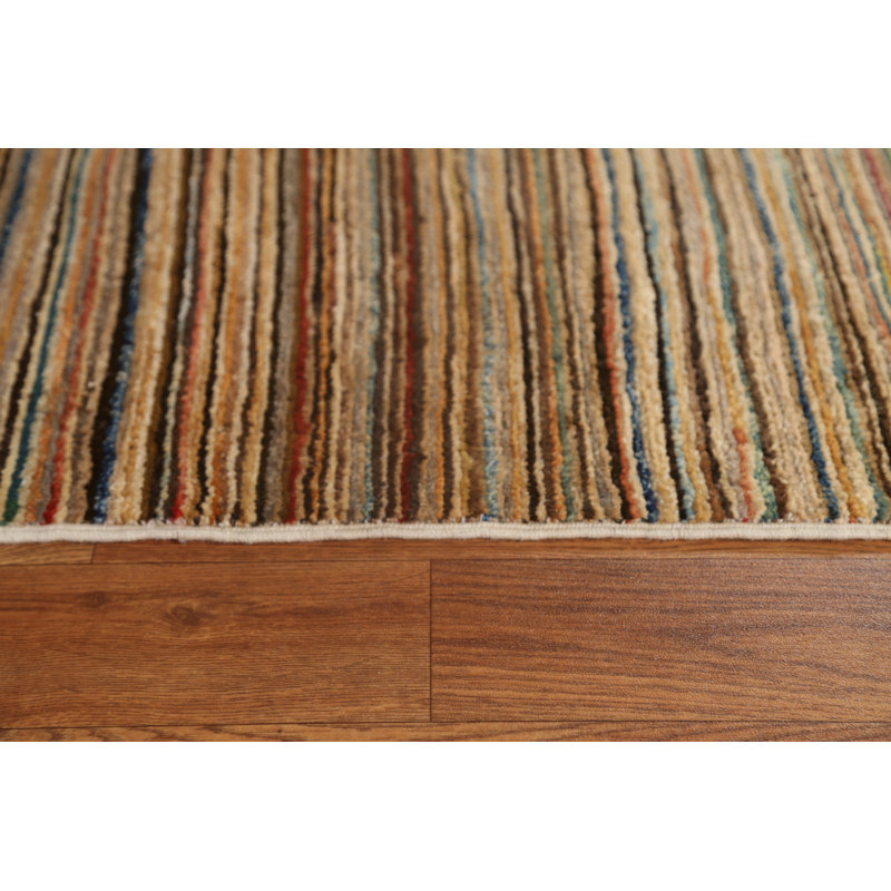 Tapis rayé Gabbeh 5 x 8