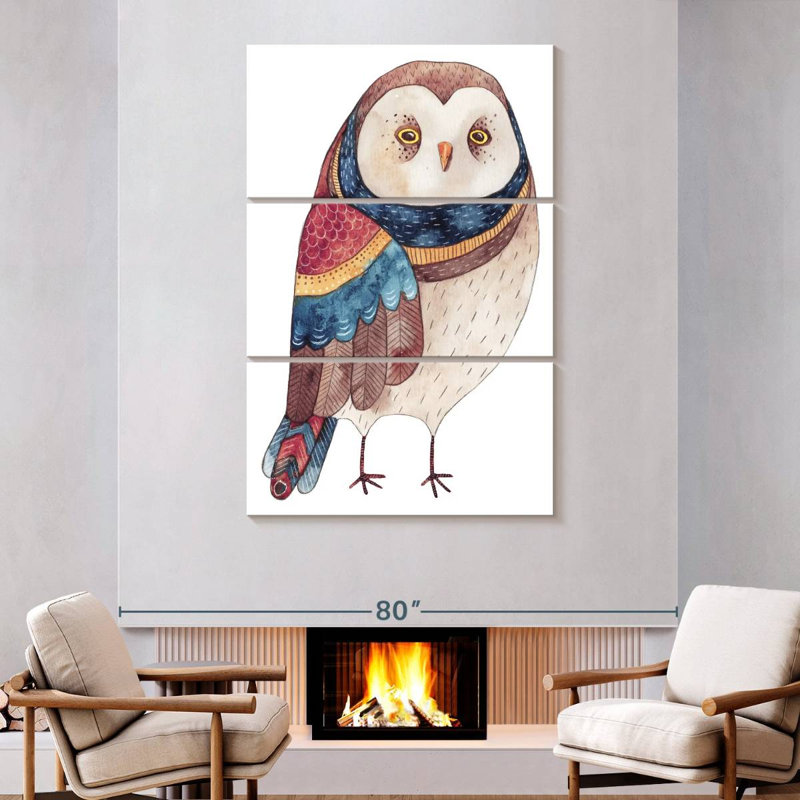 Brampt Odd Owl, 74" H x 48" W