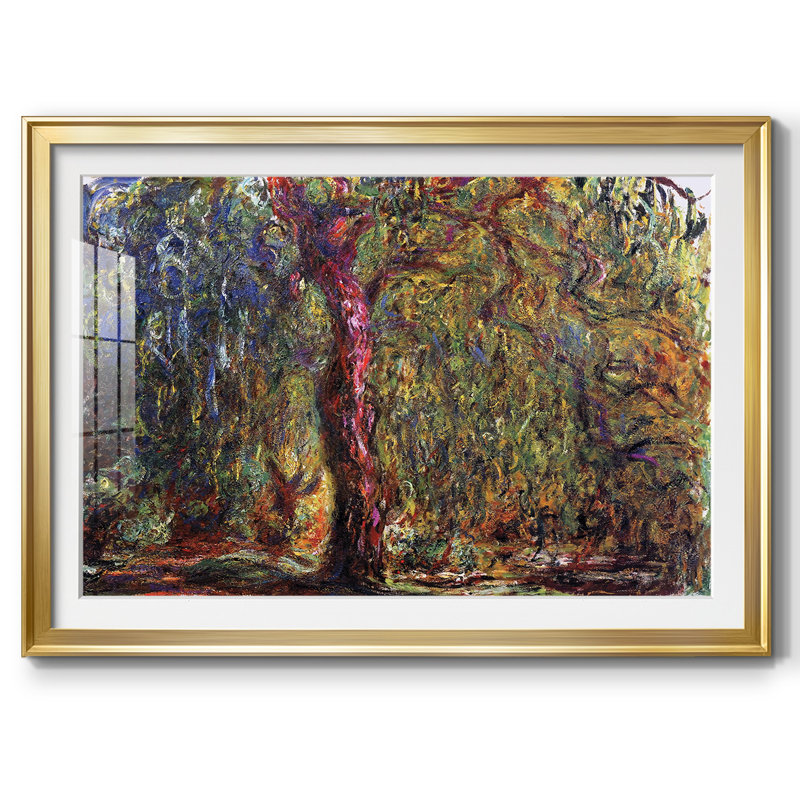 Saule Weeping 4, 1919, H 15 po x l 21 po x P 1,5 po, Or