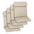 Outdoor High Back Dining Chair Cushion Set-194026266-193968252
