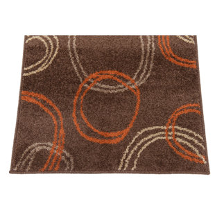 Jachim Abstract Brown Area Rug