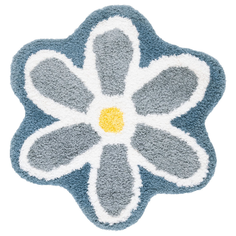 Jocile Novelty Hand Tufted Performance Rug, Round 4'