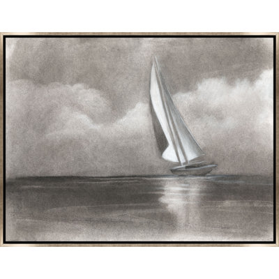Sailing Through Clouds Print by Richard Ryder